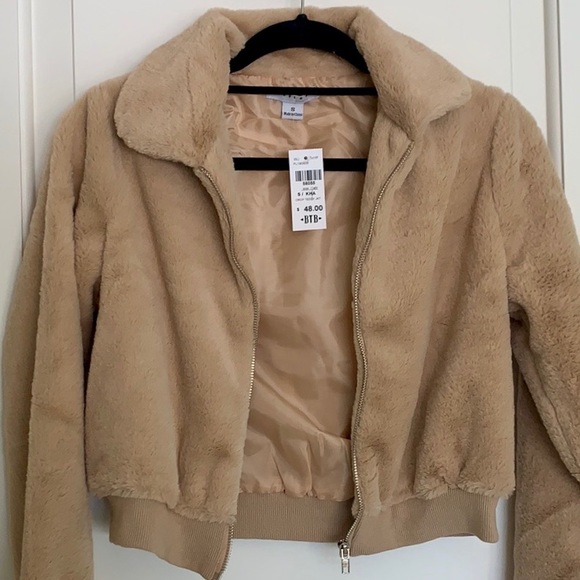 Faux Fur, Teddy Bomber Jacket - Picture 1 of 7